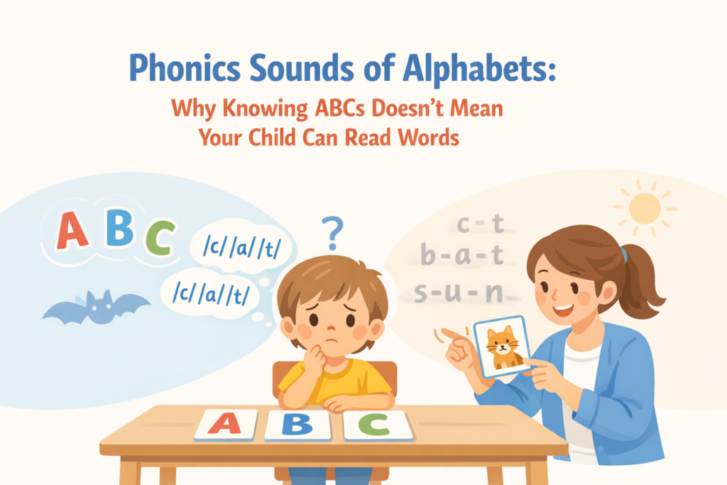 Phonics Sounds of Alphabets Why Knowing ABCs Doesn’t Mean Your Child Can Read Words