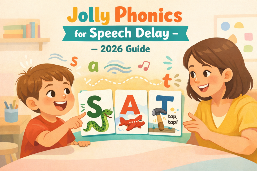 Jolly Phonics for Speech Delay What Parents Need to Know in 2026