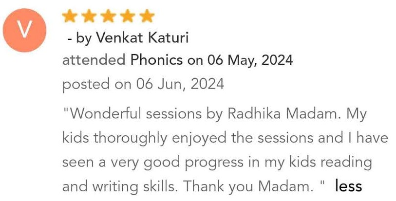 Parent Review 1