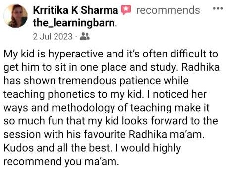 Parent Review 3