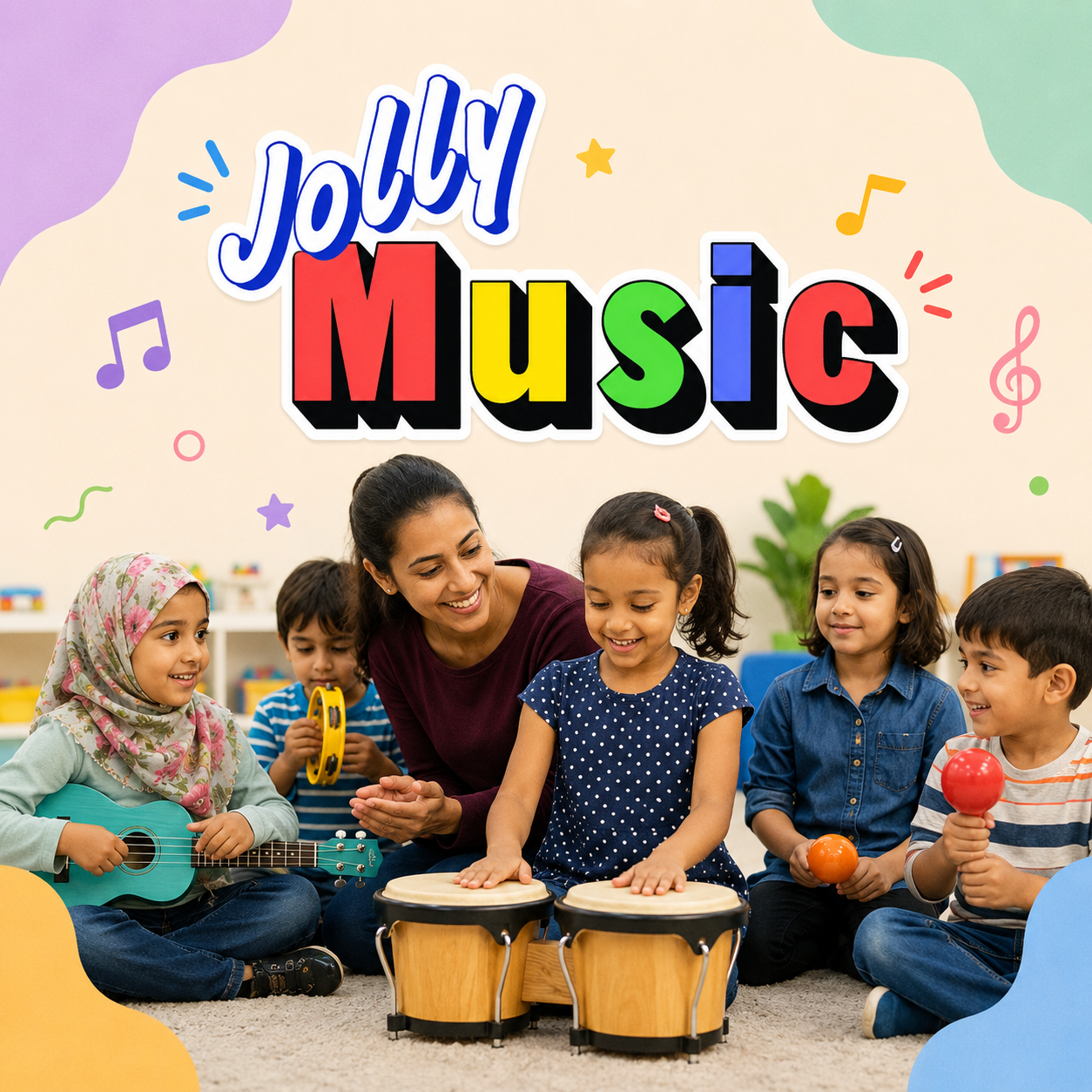 Jolly Music Classes for Kids at The Learning Barn Academy
